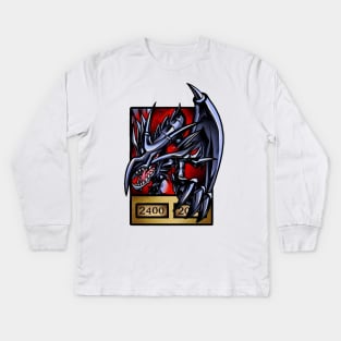 red eyes black dragon Kids Long Sleeve T-Shirt